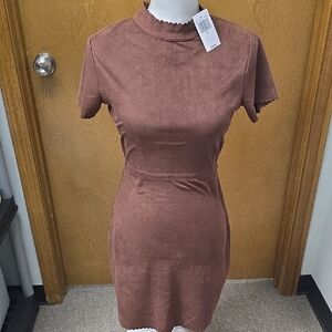 HYFVE Brownish-Red Mini Dress